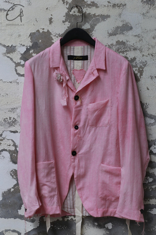 ARCHIVIO J.M.Ribot 24 spring and summer wool suit jacket pink G03/PK-FEN